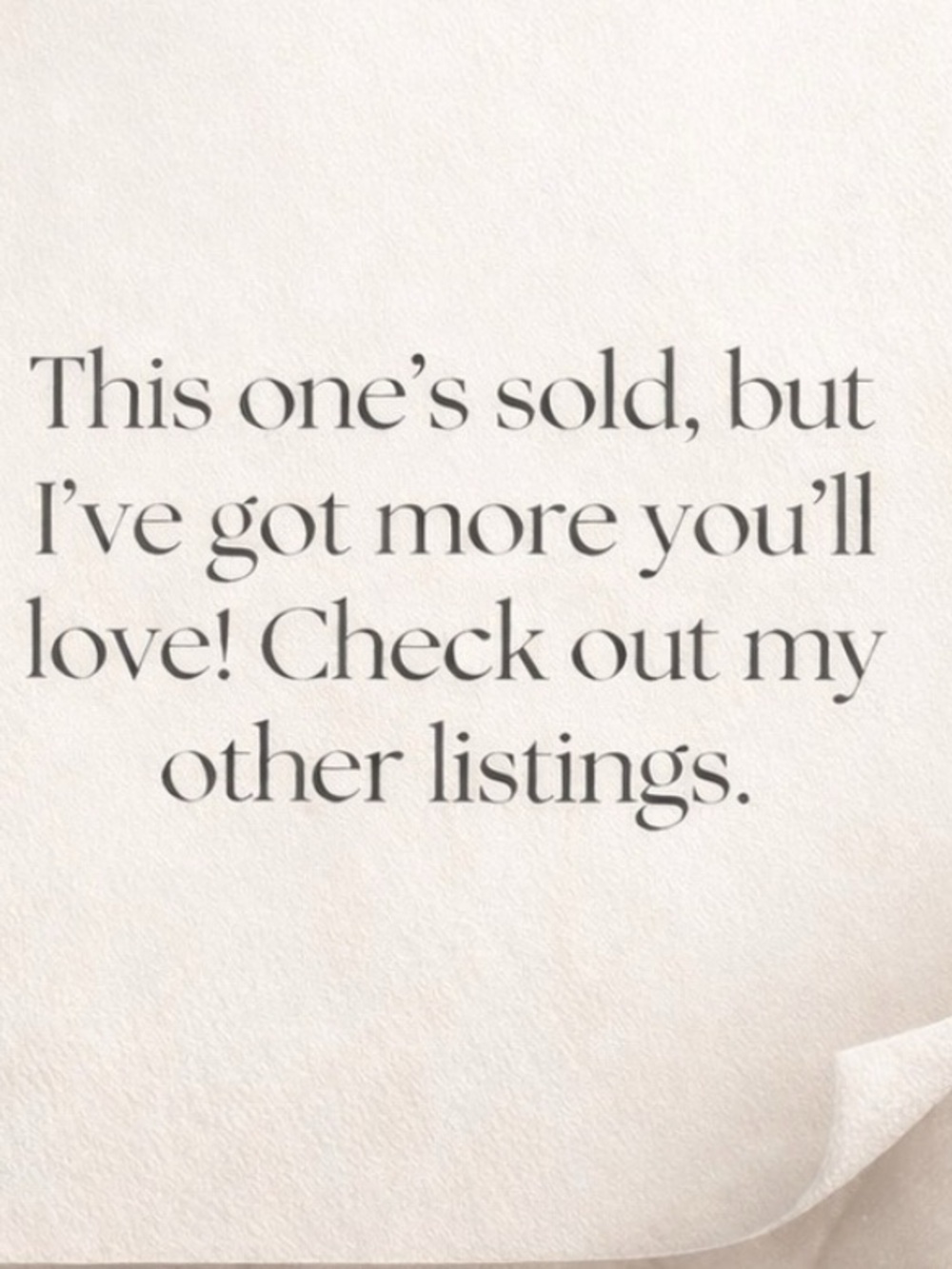Sold